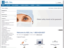 Tablet Screenshot of anesthesiaequipment.com